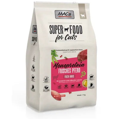 MAC's Superfood for Cats Adult Monoprotein Häst