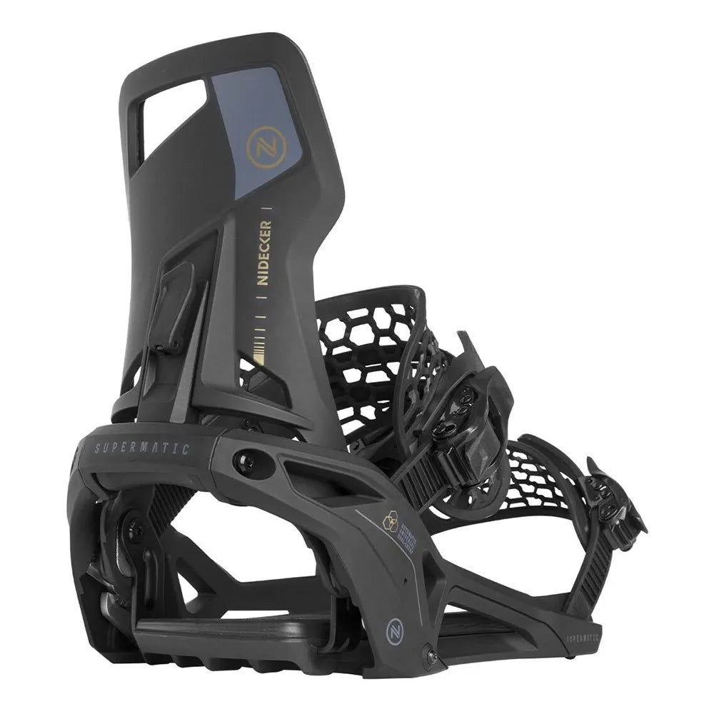 Nidecker Supermatic Snowboard Bindings Black