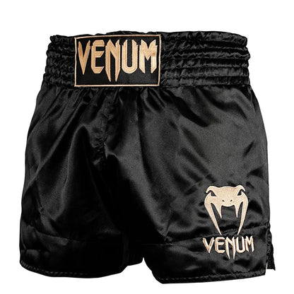 Classic Muay Thai Shorts Svart/Guld