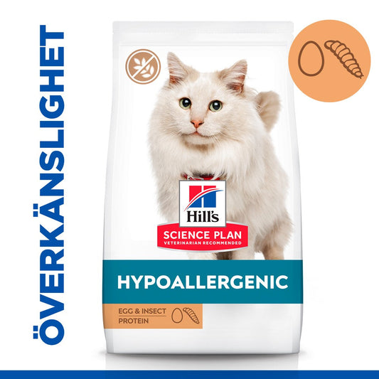 Hill's Science Plan Cat Adult Hypoallergenic Egg & Insect