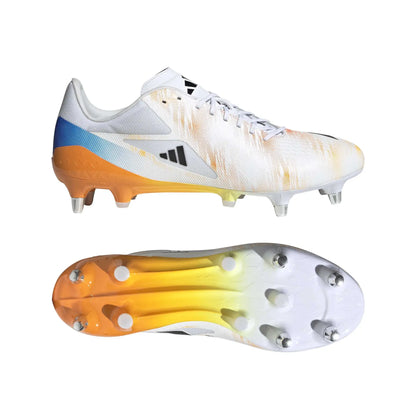 Adidas Adizero RS15 Pro SG Rugby Skor – Cloud White/Core Black/Lucid Tangerine