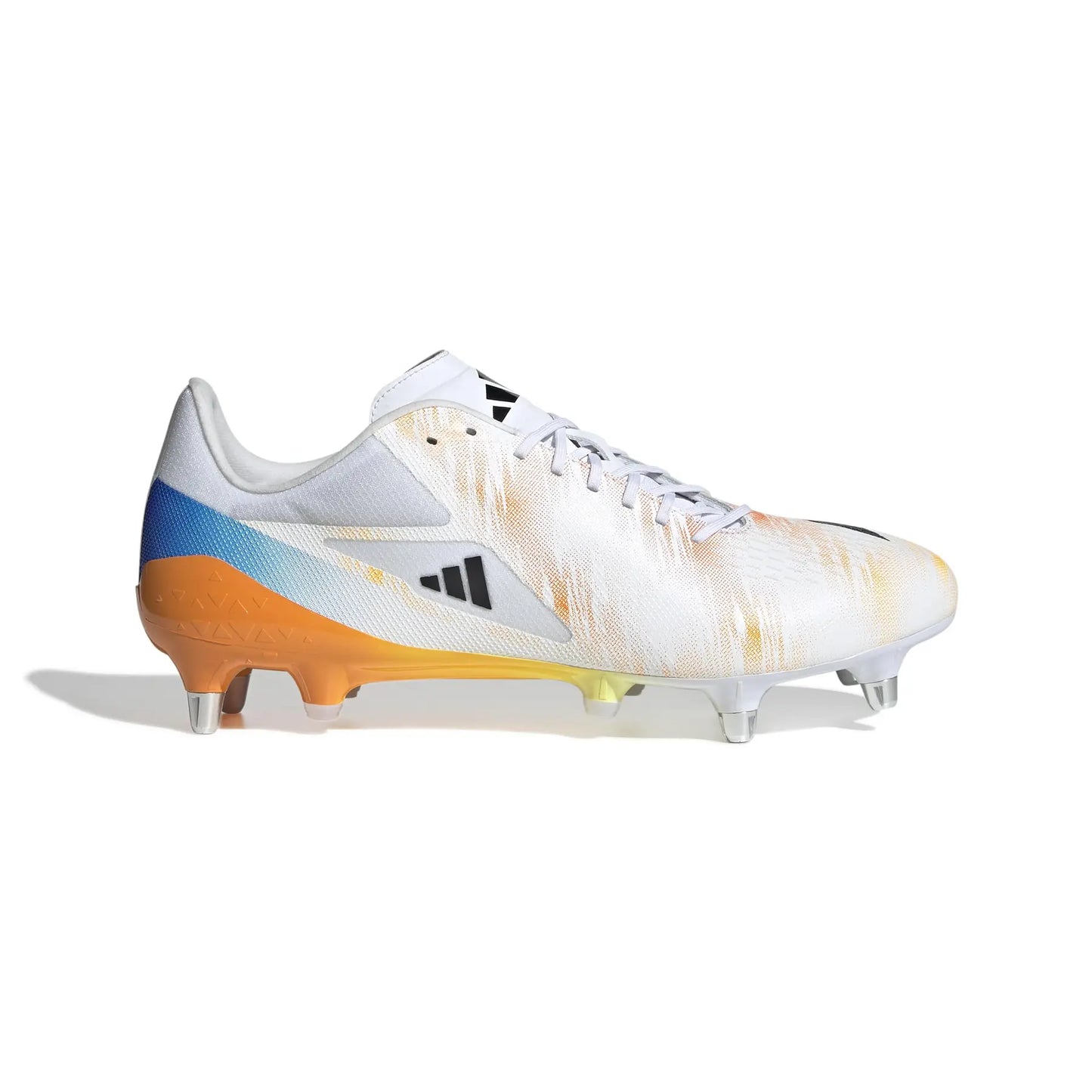 Adidas Adizero RS15 Pro SG Rugby Skor – Cloud White/Core Black/Lucid Tangerine