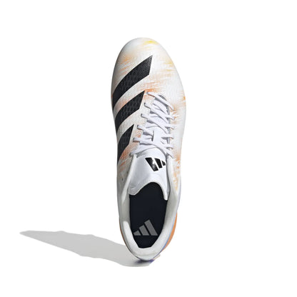 Adidas Adizero RS15 Pro SG Rugby Skor – Cloud White/Core Black/Lucid Tangerine