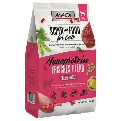 MAC's Superfood for Cats Adult Monoprotein Häst