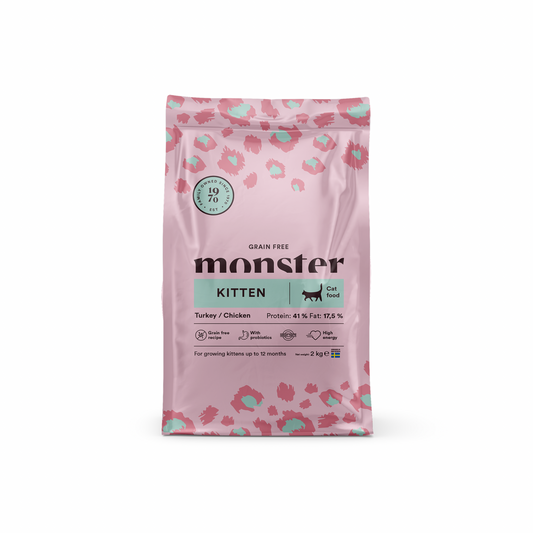 Monster Grain Free Chicken & Turkey Kitten 2kg