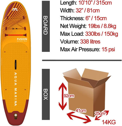 Aqua Marina Fusion 10'10" Sup Set 2023