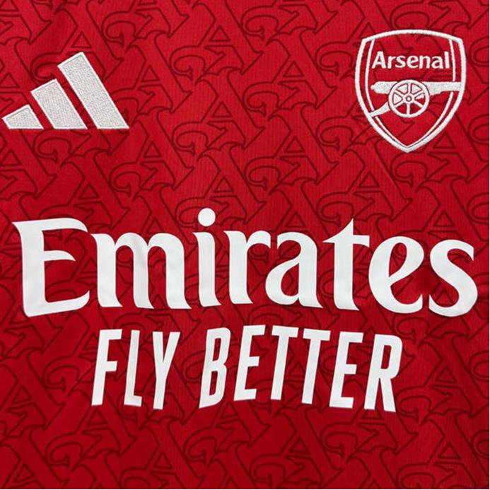 adidas Arsenal 25/26 Home Jersey Better Scarlet/White Herr