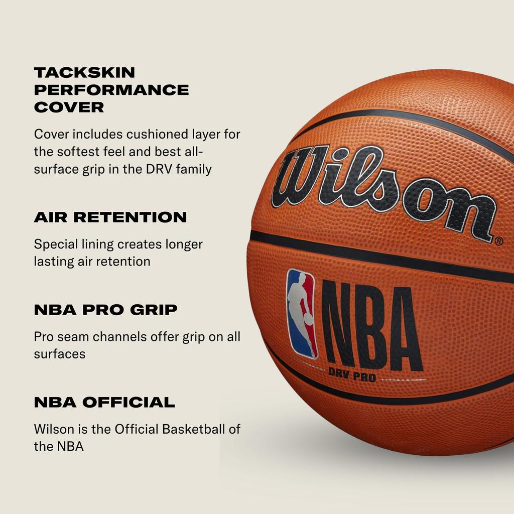 Wilson NBA DRV PRO Basketboll Brun Storlek 7