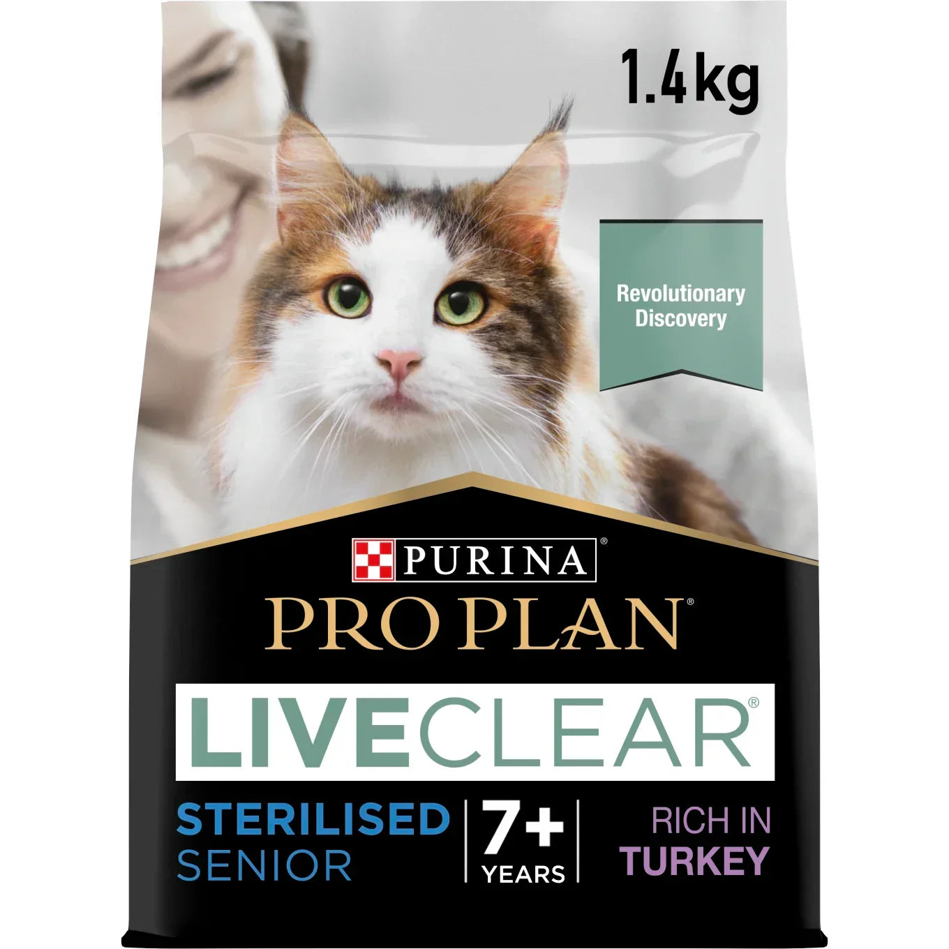 Pro Plan Liveclear Sterilized Adult Turkey Cat Food 1.4kg