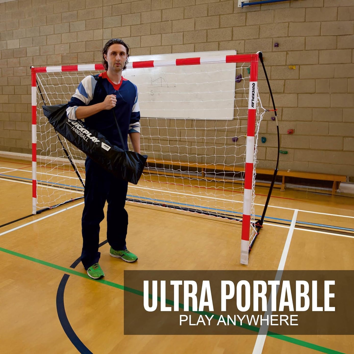 Quickplay Portable Handballmål 2,4 x 1,8 m Junior