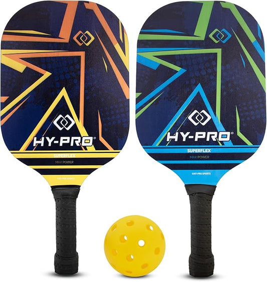 Hy-Pro Pickleball Set with 2 Paddles and Bag
