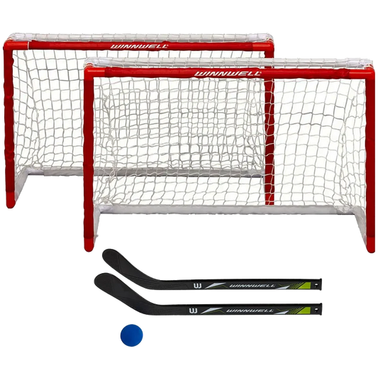 Winnwell Double PVC Mini Hockey Goal Set