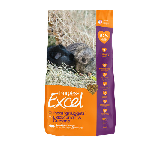 Burgess Excel Guinea Pig Nuggets Blackcurrant & Oregano 1.5kg