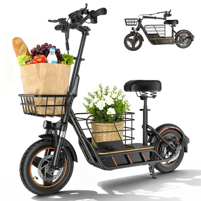FREEBOY H14 Elscooter med Sits 36V 10Ah 14 tum
