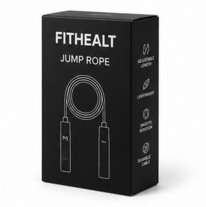 Fithealt Hopprep – Justerbart hopprep för kondition, cardio och träning