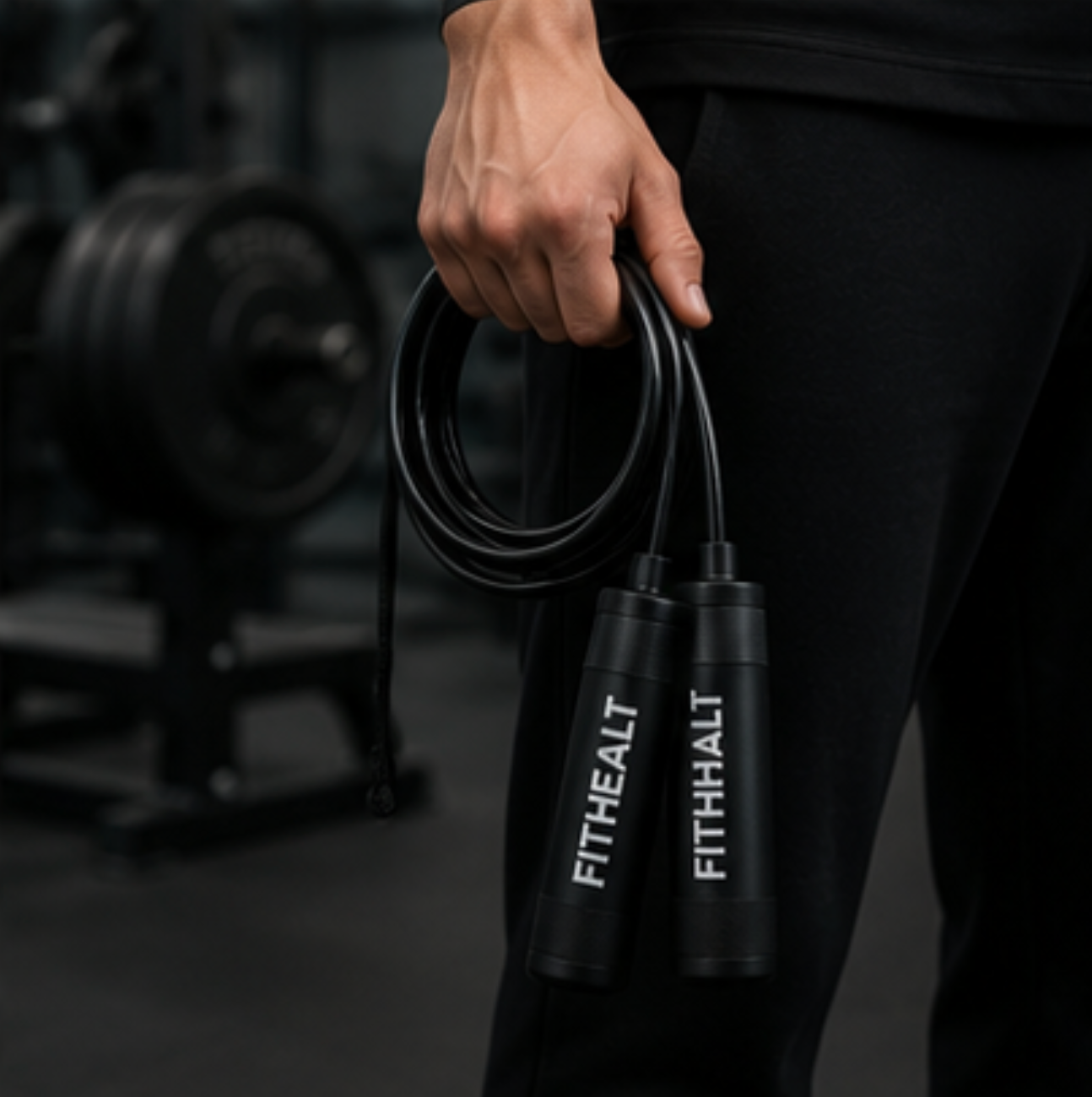 Fithealt Hopprep – Justerbart hopprep för kondition, cardio och träning
