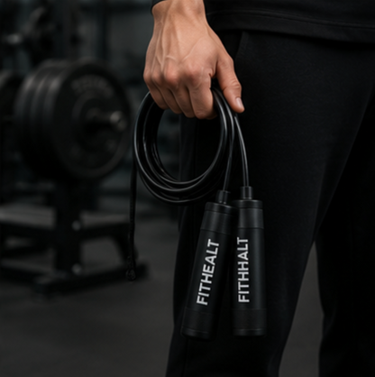 Fithealt Hopprep – Justerbart hopprep för kondition, cardio och träning