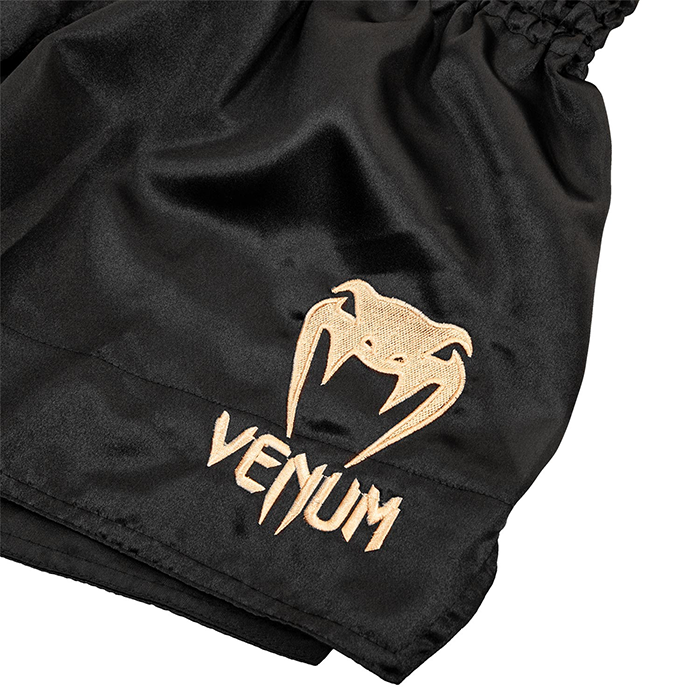 Classic Muay Thai Shorts Svart/Guld