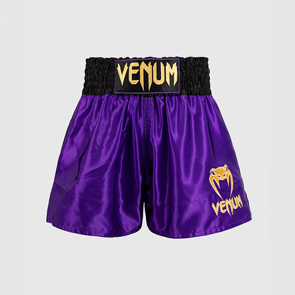 Classic Muay Thai Shorts Mörklila