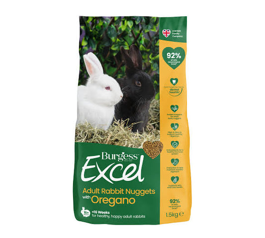 Burgess Excel Rabbit Adult Oregano 1.5kg