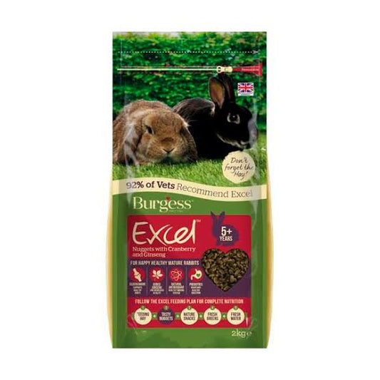 Burgess Excel Mature Rabbit with Cranberry & Ginseng 2kg