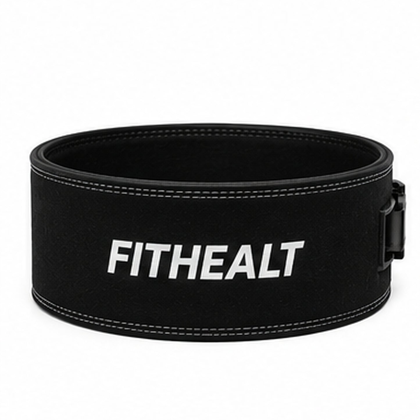 Fithealt Lifting Belt – Svart lyftarbälte för styrketräning och tunga lyft