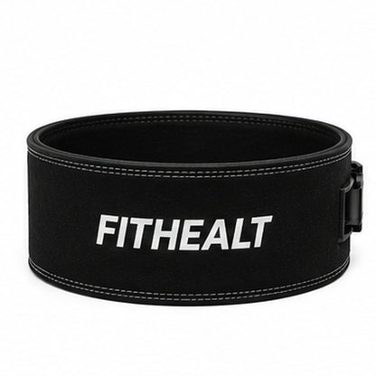 Fithealt Lifting Belt – Svart lyftarbälte för styrketräning och tunga lyft