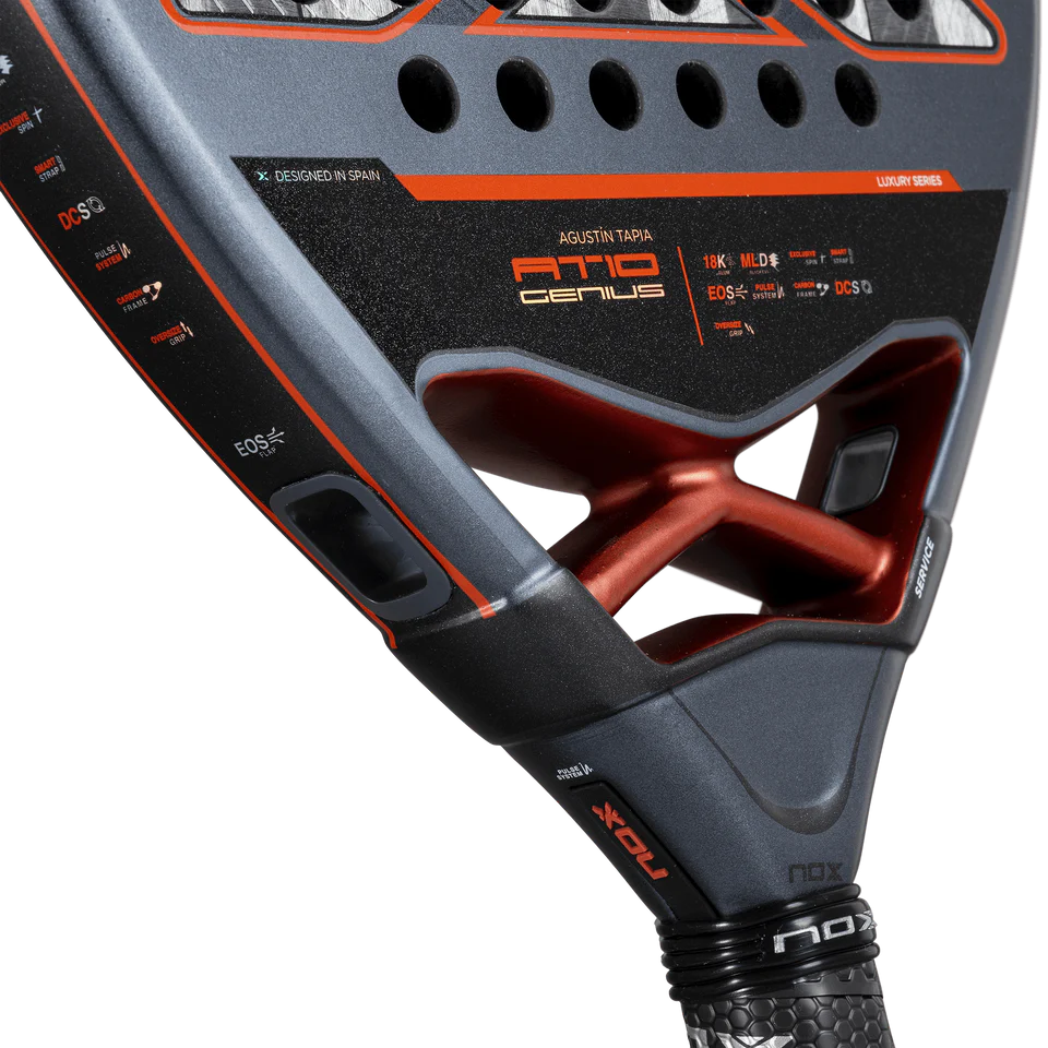 NOX AT10 Genius 18K Alum 2025 Padelracket by Agustín Tapia