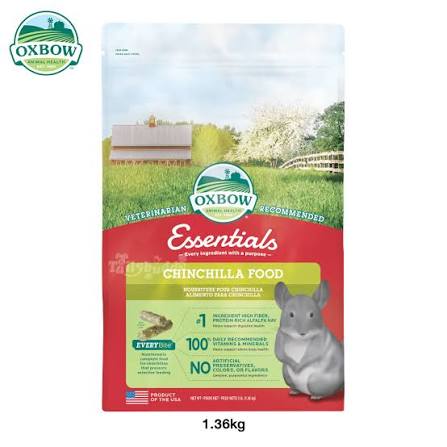 Oxbow Chinchilla Deluxe Food 1.36kg