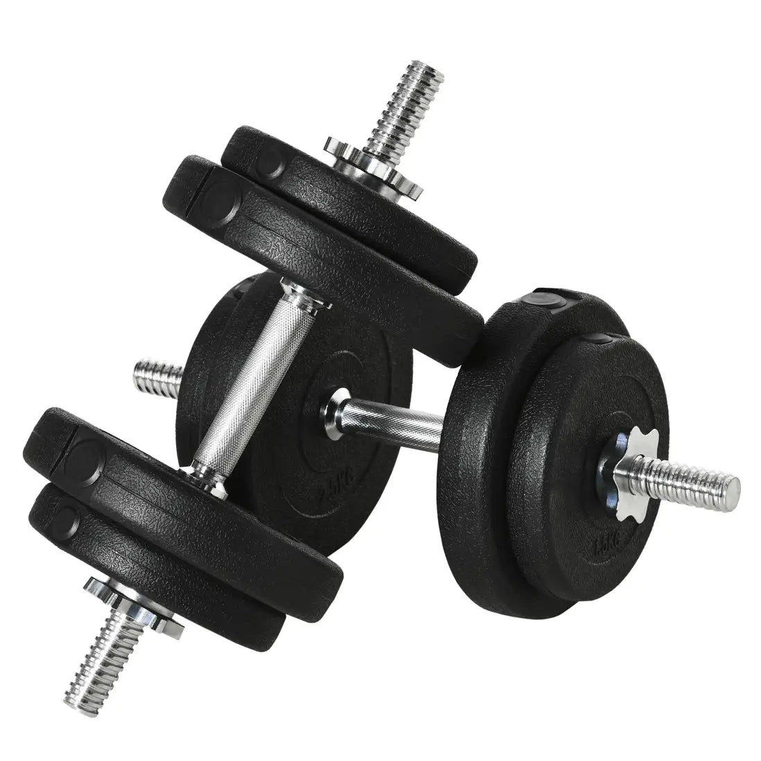 HOMCOM Justerbart Hantelset 20 kg