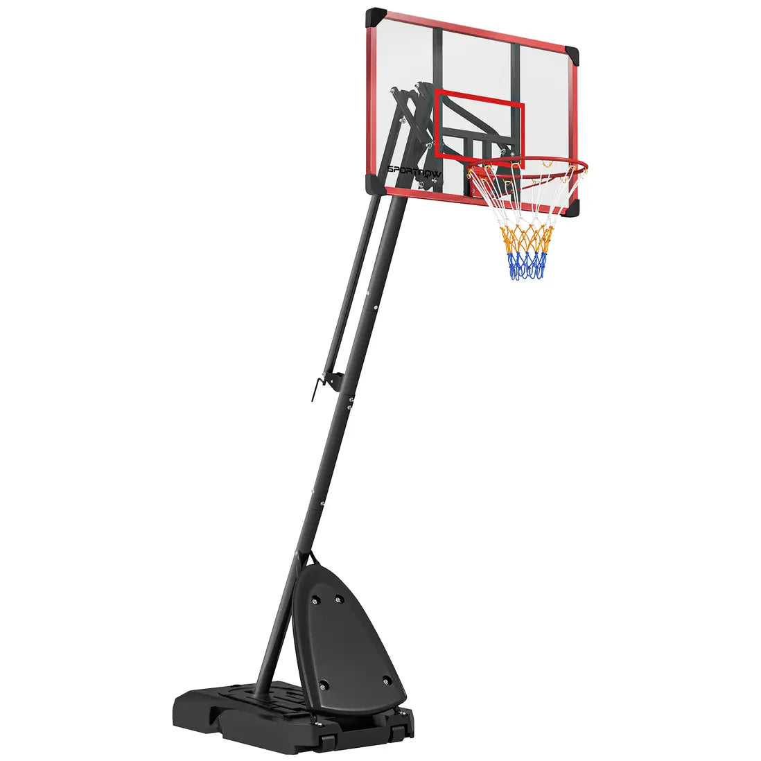 Justerbar Basketkorg med Bas och Hjul 2,4–2,9 m