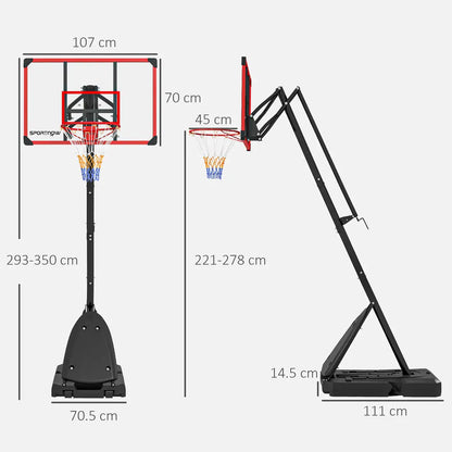 Lifetime Portabel Basketkorg 44 tum Justerbar