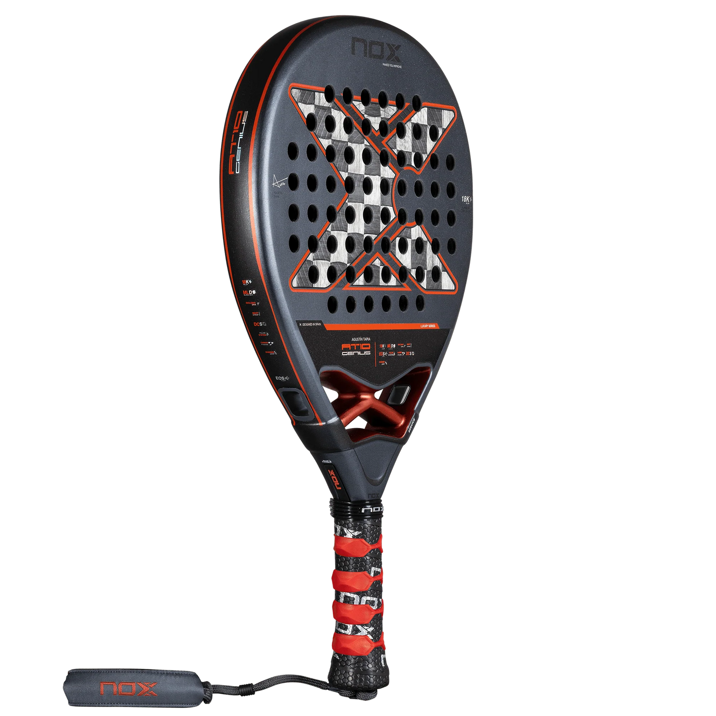 NOX AT10 Genius 18K Alum 2025 Padelracket by Agustín Tapia
