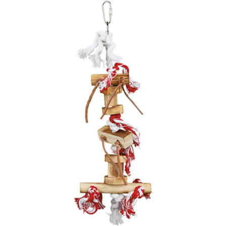 Trixie Wooden Toy on Rope 35cm