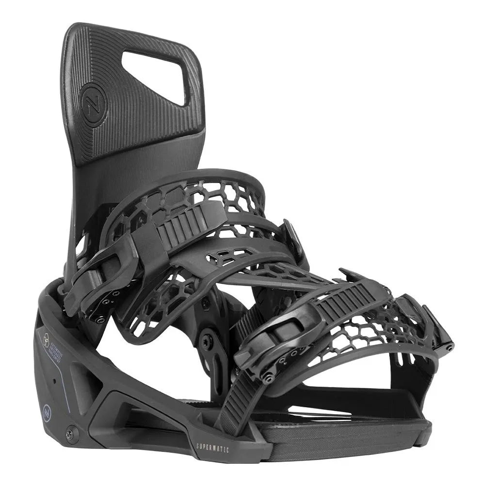 Nidecker Supermatic Snowboard Bindings Black