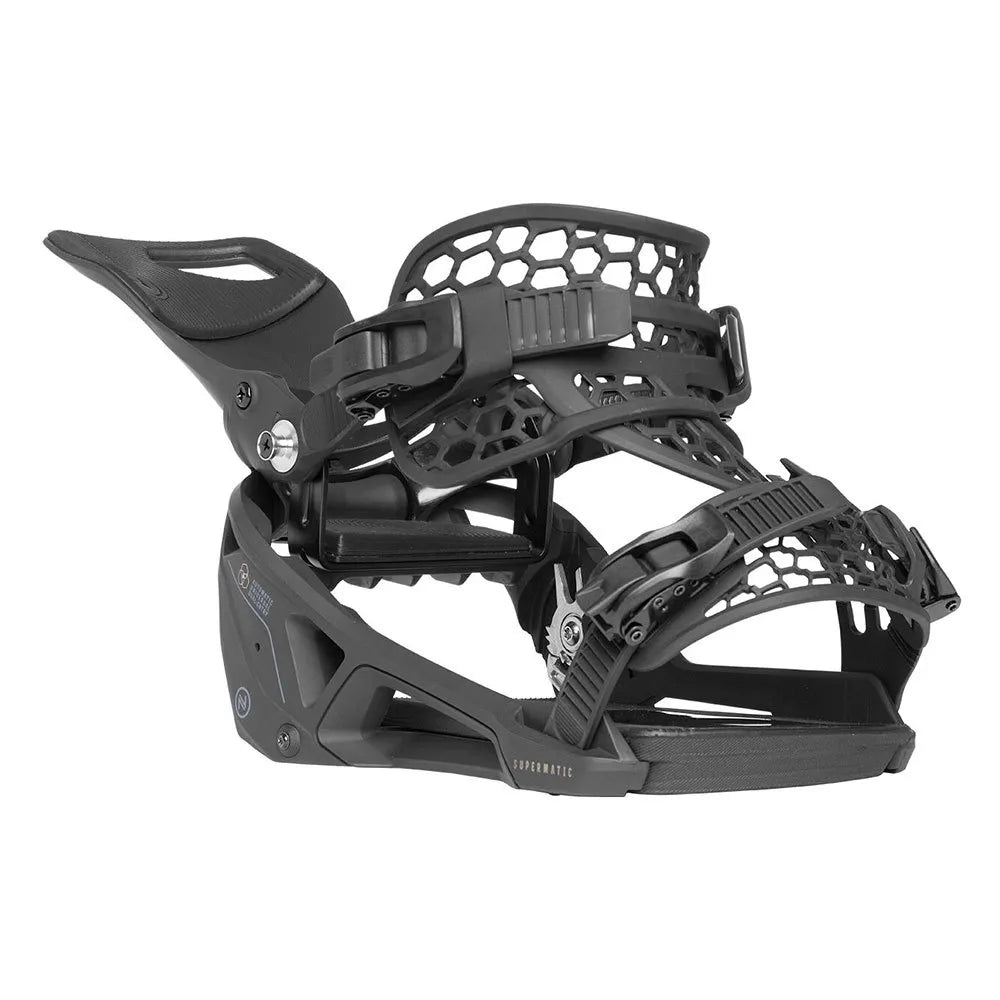 Nidecker Supermatic Snowboard Bindings Black