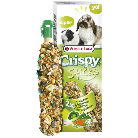 Imazo Versele-Laga Crispy Sticks Kanin/Marsvin Grönsaker 2-pack